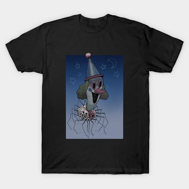 funny clown T-Shirt by Plastiboo